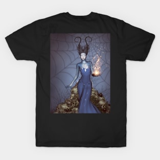 Wonderful dark fairy with skulls T-Shirt